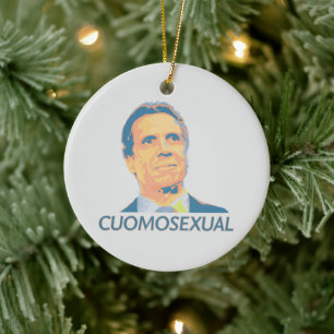 Cuomosexual Ceramic Ornament