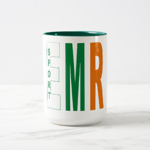 cup 444ml white/ green EMILIE ROMAGNA ITALY