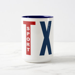 Cup 444ml white/marine TEXAS SPORT