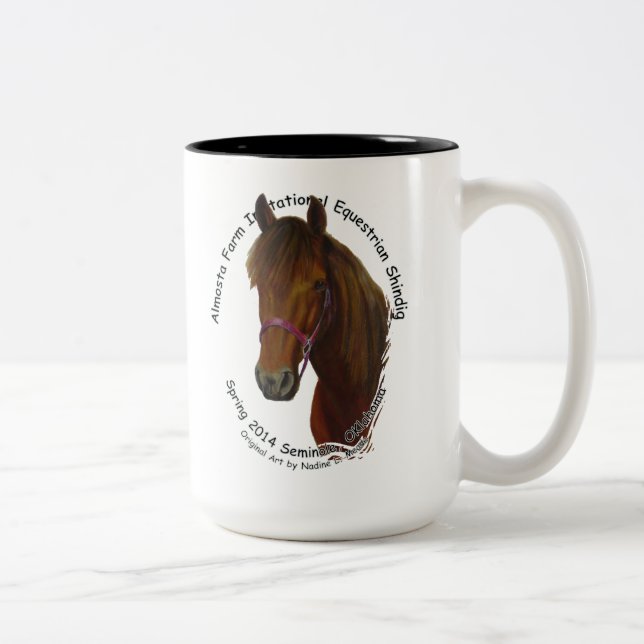 Cup, Almosta Farm Ride Spring 2014 Two-Tone Coffee Mug (Right)