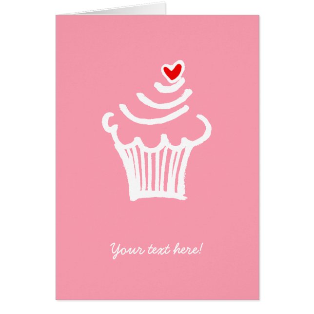 Cup cake card (Front)