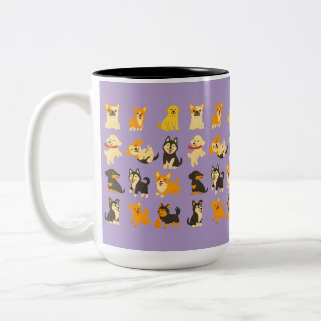 Cup Cute Puppies (Left)