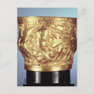 Cup, found in the royal tomb of Vaphio Postcard
