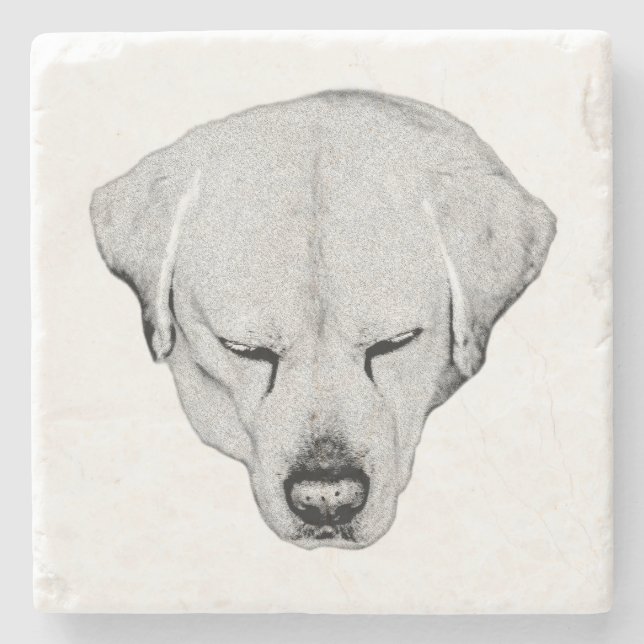 Cup Here, Breathe Once Stone Coaster (Front)