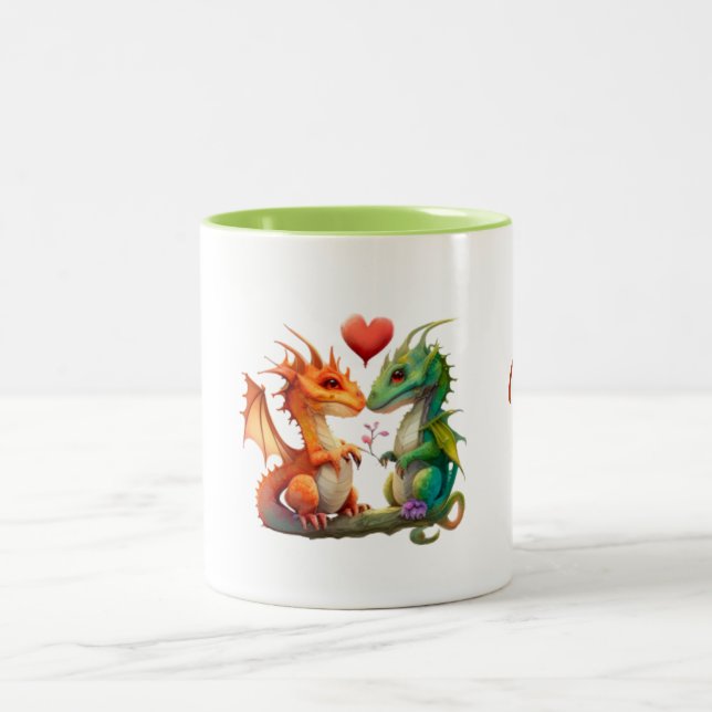 Cup - I Love U - Dragons (Center)