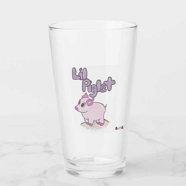 Cup "Lil Piglet" (Beer Glass) (Front)