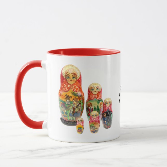 cup Matryoshka, Matryoshka, Babuschka (Left)