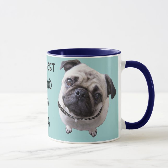 cup "Mops" blue (Right)