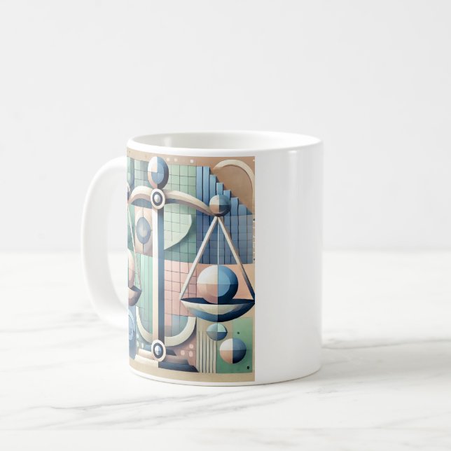 Cup, mug, zodiac sign "Balance" Coffee Mug (Front Left)