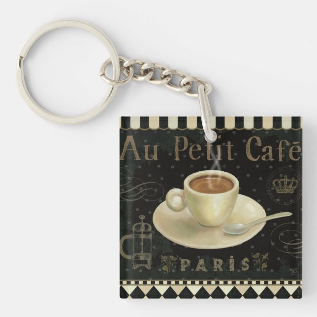 Cup of Cappuccino Key Ring (Front)