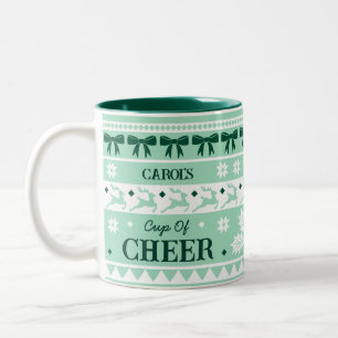 Cup of Cheer Festive Girly Christmas Sweater