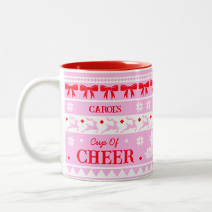 Cup of Cheer Festive Girly Christmas Sweater