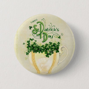 Cup of Cheer St. Patrick's Button