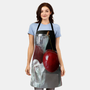 Cup of cherries apron