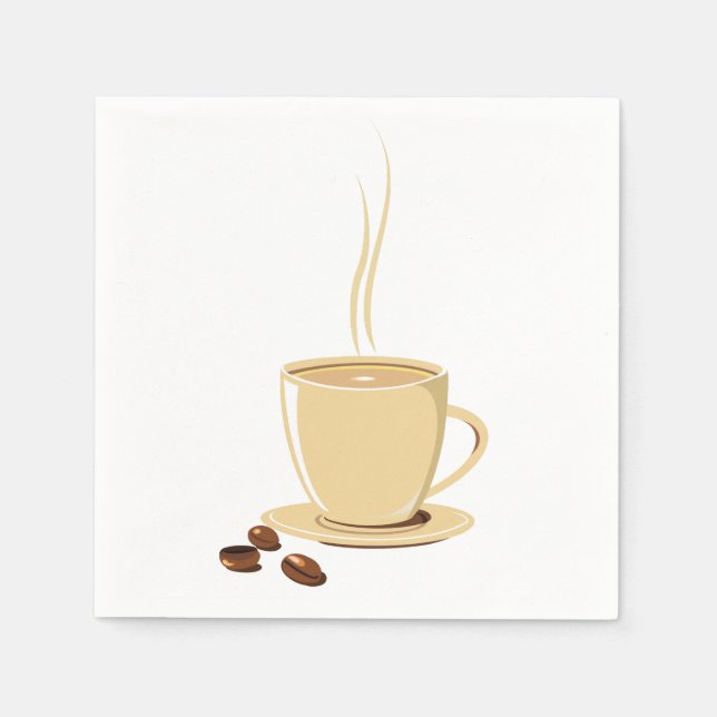 Cup of Coffee Napkin (Front)