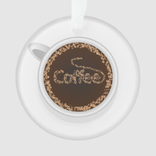 Cup of coffee ornament