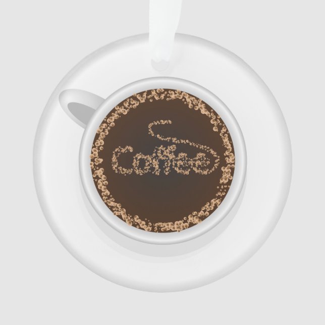 Cup of coffee ornament (Front)