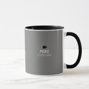 cup-of-coffee personalised name mug