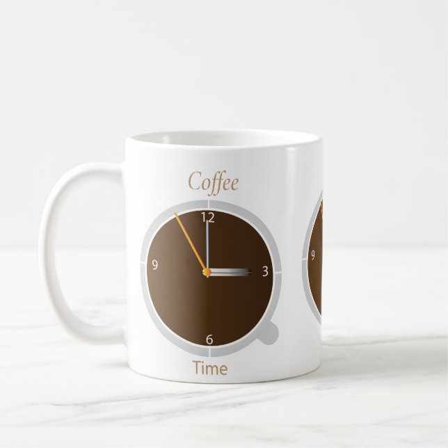 Cup of coffee time hot drinks  (Left)