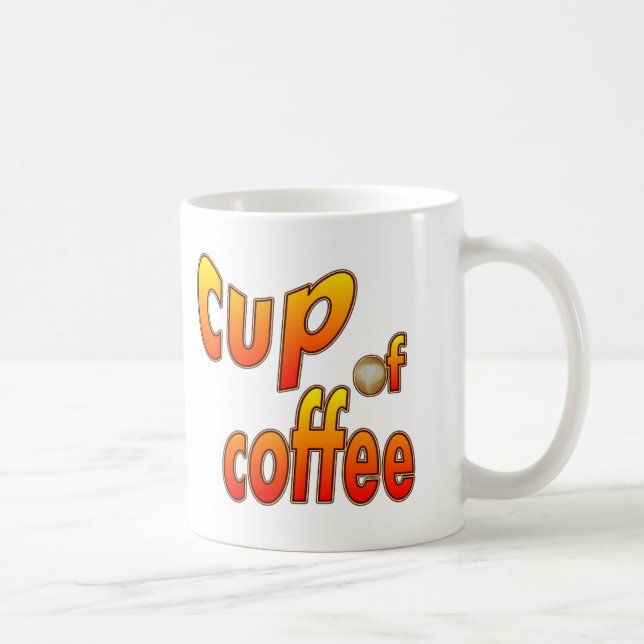 Cup of Coffee with coffee foam Mug (Right)