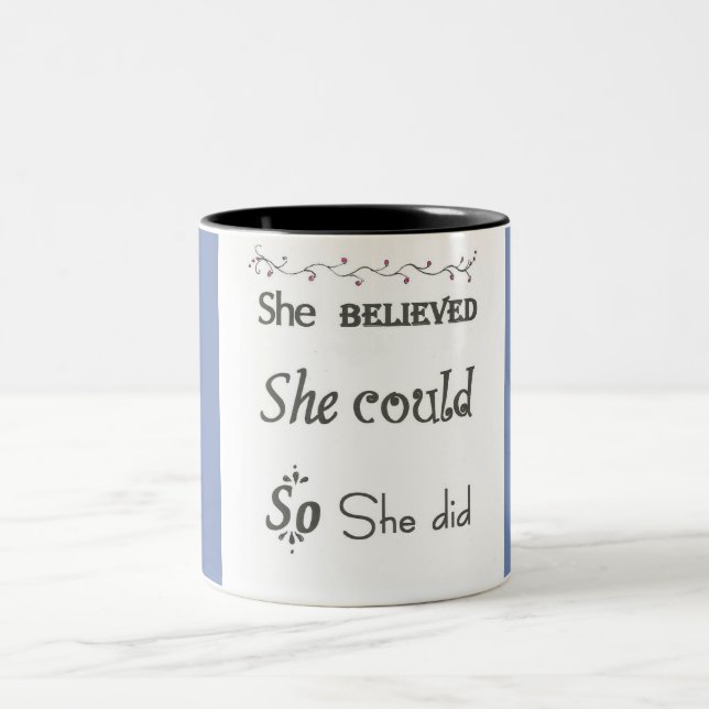 Cup of Confidence Coffee Mug Tea (Center)