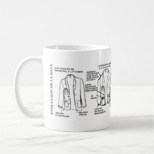 Cup of evolution of the doctor dressing gown