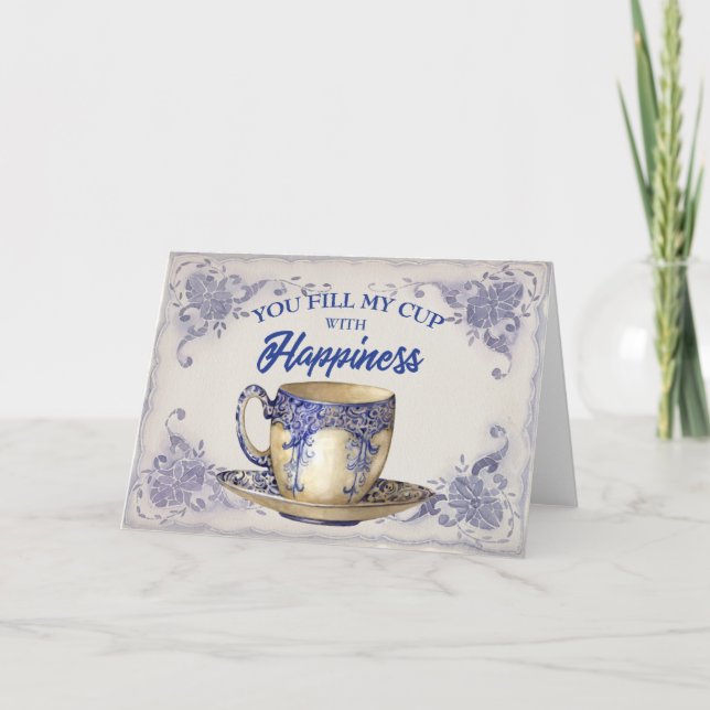 Cup of Happiness Card (Front)