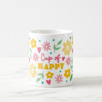 Cup of Happy Floral Coffee Mug