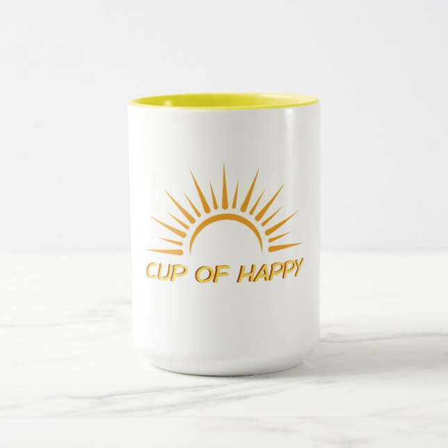 Cup of Happy Sunshine Modern (Center)