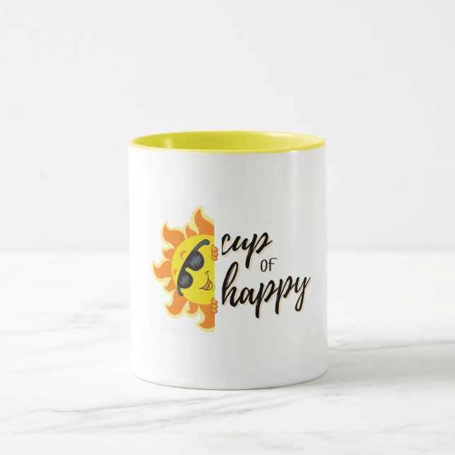 Cup of Happy Sunshine Modern (Center)