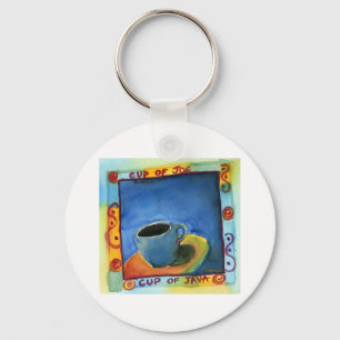 Cup of Java Cup of Joe Key Ring