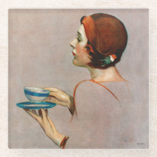 Cup of Java Glass Coaster