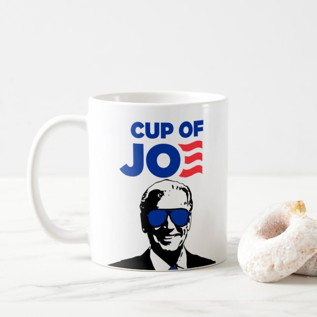 Cup Of Joe Biden 2024 Coffee Mug (With Donut)