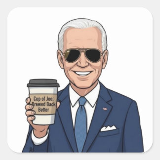 Cup of Joe Square Sticker