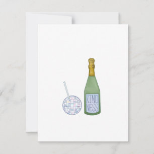 Cup of Kindness Cheers to the New Year Card