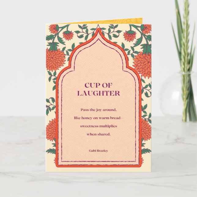 Cup of Laughter Card (Front)