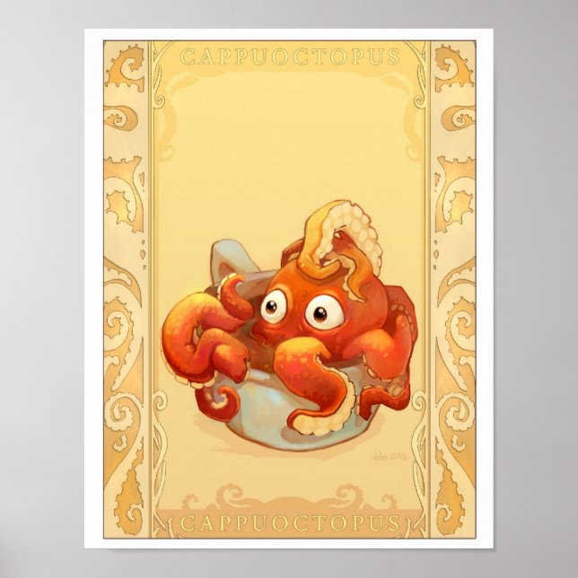 Cup of Octopus Poster (Front)