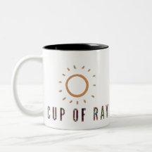 Cup of Ray. Artsy Logo