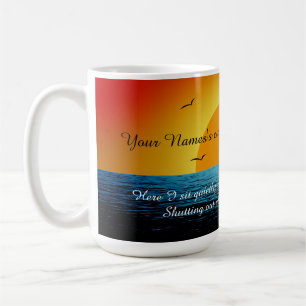 Cup of Soul Sunset with Personalisation