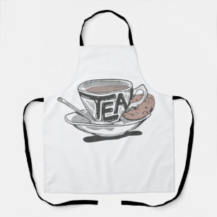 Cup of tea apron