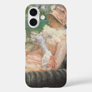 Cup of Tea by Mary Cassatt, Vintage Impressionism iPhone 16 Case