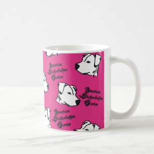 cup "pink Staffi"