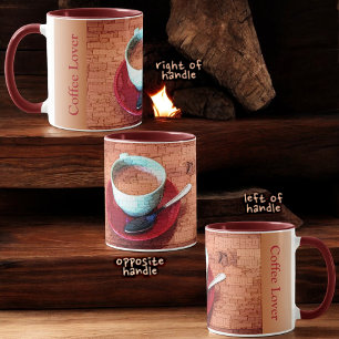 Cup Spoon Typography Embedded Word Cloud Custom