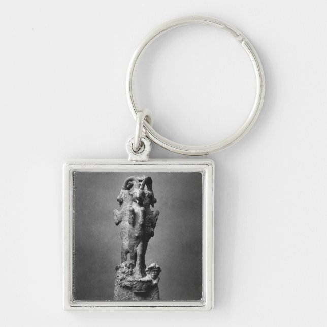 Cup stand made up of three ibexes key ring (Front)