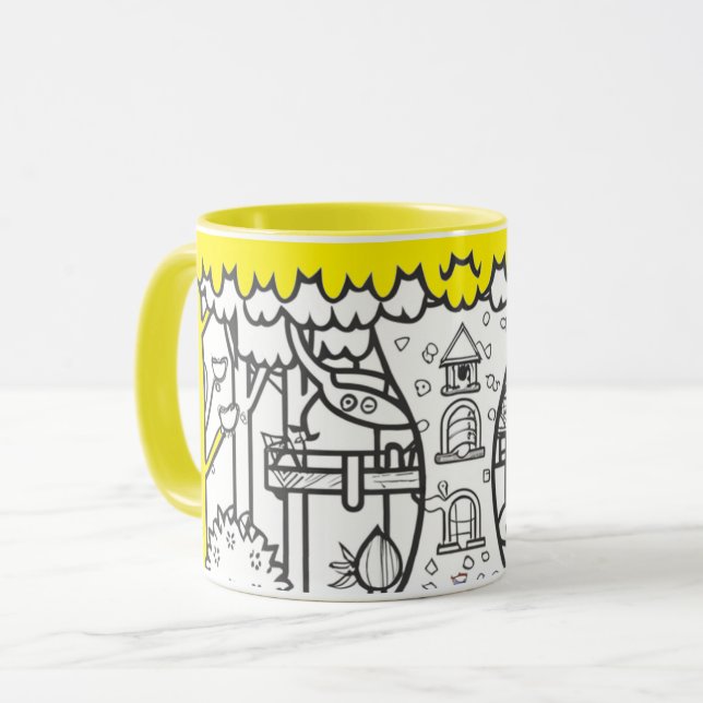 Cup, the Harmony of Nature in Every Gorgée Mug (Front Left)