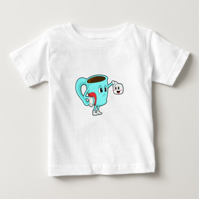 Cup with Coffee.PNG Baby T-Shirt (Front)