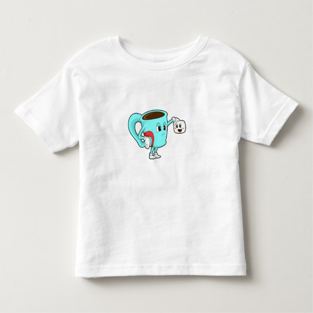 Cup with Coffee.PNG Toddler T-Shirt (Front)