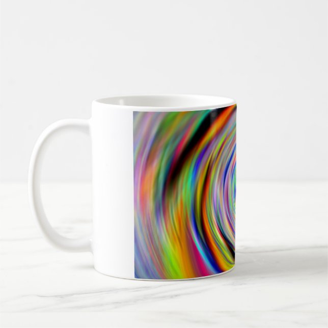 cup with color motive (Left)