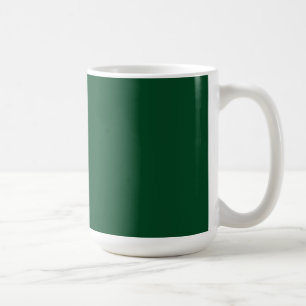 Cup with Evergreen Green Background
