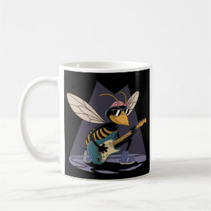 CUP WITH HORNET PLAYING GUITAR